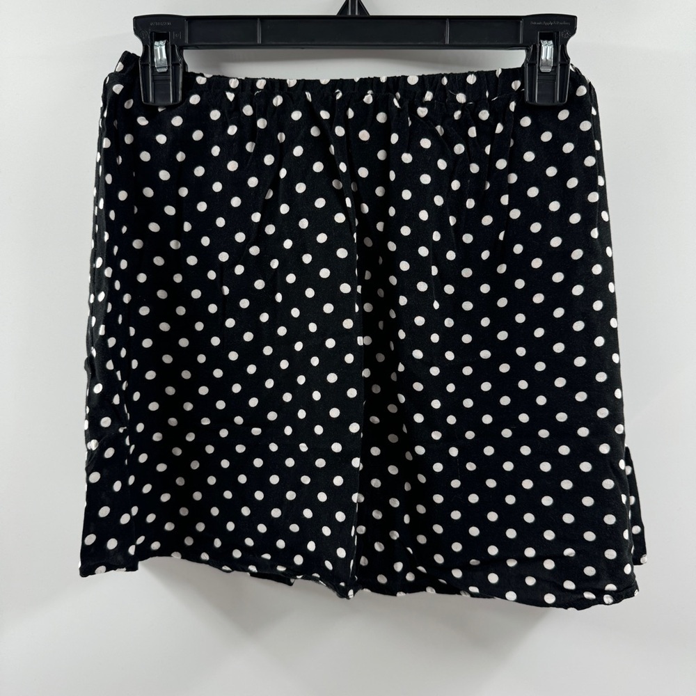 Dee Elly Black & White Polka Dot Skirt – Size Medium
